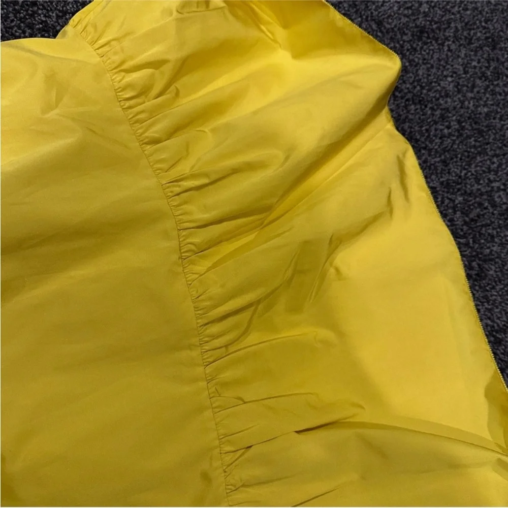 Tory Burch smocked shoulder dress - flaming yellow - Picture 9 of 15